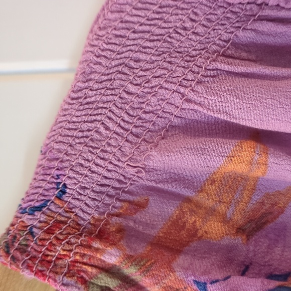 Urban Outfitters Anna Crepe Floral mini Wrap Dress - Picture 9 of 11